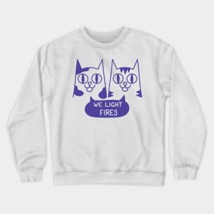 Fire kitties Crewneck Sweatshirt